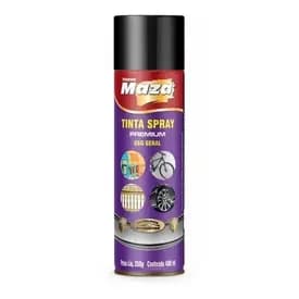 Tinta Spray Alta Temperatura 600º Preto Fosco Maza