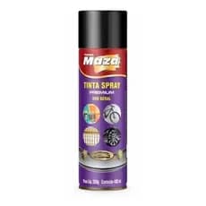 Tinta Spray Alta Temperatura 600º Preto Fosco Maza