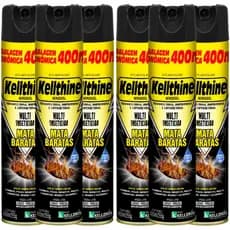 Multi Inseticida Mata Baratas Mosquitos Insetos 400ml 6un