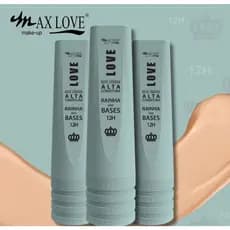 Base Líquida cobertura Rainha das Bases 12H- Max Love 30ml - unidade