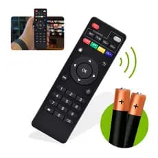 Controle Remoto Para Tv Box Smart 4K HD Aparelho Digital Universal + 2 Pilhas