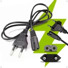Cabo de Força Energia Bipolar Tipo 8 Rádio Tv Impressora PS4 PS3 PS2 Game Monitor Notebook J B L