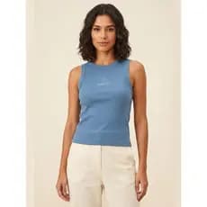 Regata feminina básica premium algodão elastano, blusinha regata canelada feminina.