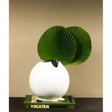haste de palmeira leque artificial 45cm unidade sem o vaso
