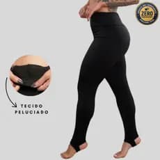 Calça Legging Peluciada Flanelada Cintura Alta Fitness Pezinho Inverno Moda Casual Academia DRB Modas