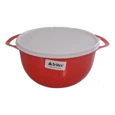 Bacia De Plástico Redonda Multiuso Com Tampa 2,2 L Tritec