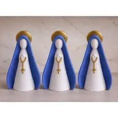 Nossa Senhora - Escultura de Nossa Senhora Aparecida Nossa Senhora das Graças Nossa Senhora de Fátima Decoração Católica