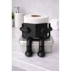 Suporte de Papel Higiênico - Porta Papel Higiênico com Perninhas Articuladas Decorativo – Porta Papel Higiênico Leitor