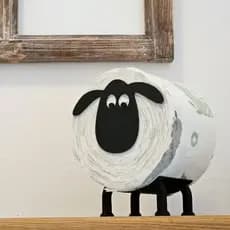 Porta Papel Higiênico Carneirinho Carneiro Ovelha Ovelhinha - Decorativo – Organização para seu Banheiro
