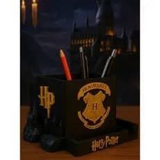 Organizador de Mesa Harry Potter – Porta Canetas Porta Lápis Harry Potter Hogwarts | Decoração Mágica