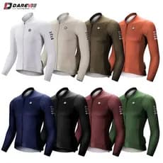 DAREVIE Ciclismo Jersey Manga Longa Verão Nova Moda Aero Homens Mulheres Camisa Respiravel Cool