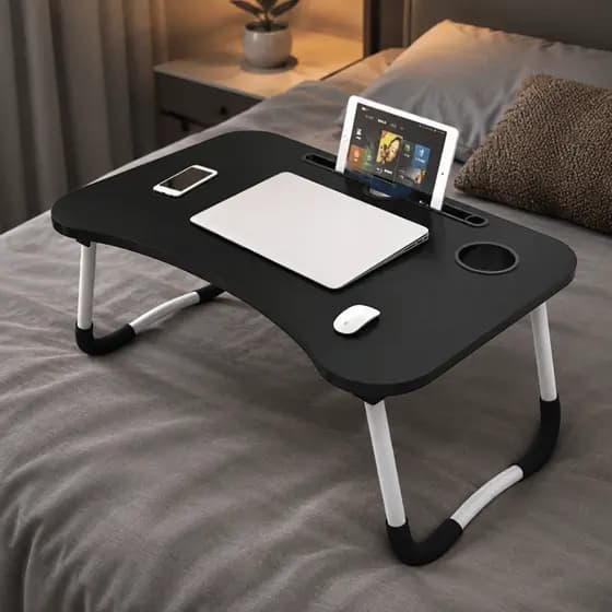 Mesinha Para Notebook Portátil Dobrável Suporte Apoio Mesa para Cama Sofá Chão Home Office Estudar