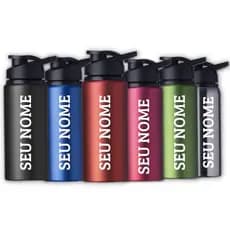 Squeeze Alumínio 600ml Academia/escola Personalizada