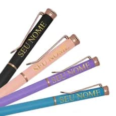 Caneta Metal Personalizada c/ nome, frase ou logo