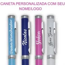 Caneta Metal Personalizada C/ seu nome, frase ou logo