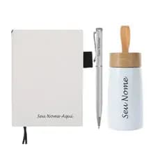 Kit Presente 3 Peças De Luxo Personalizado Com S/ Nome
