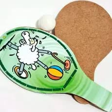 20 Pares Raquetes Ping Pong Tenis Mesa Lembrancinha Sacolinha Surpresa Aniversário Festa Infantil
