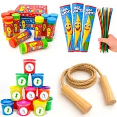 Kit de Prendas Juninas c/ 20 Brinquedos Variados Festa Infantil Brinde Escolares Doação Aniversário