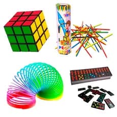 Kit 40 Brinquedos p/ Lembrancinha Sacolinha Surpresa Aniversário Infantil Dia das Crianças Cubo Mola