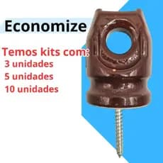 kits de Isolador para fio elétrico de porcelana pimentão olhal