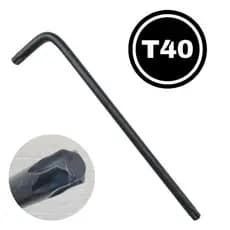 Chave torx longa T40