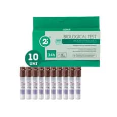 Teste indicador biológico 2i Indicador Autoclave 10 Unidades