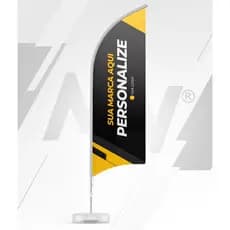 Wind Banner Personalizado Somente Tecido 2m Dupla Face (LEIA A DESCRIÇÃO)