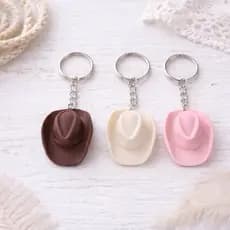 Kit 10 Chaveiros Chapéu Cowboy Rodeio Lembrancinha Festa Country