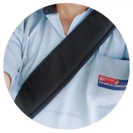 1 Capa Protetora de Cinto( MOTORISTA DE ONIBUS E COBRADOR )ZIPER 75 cm de Segurança em Tecido Oxford