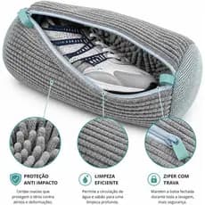🥰Bolsa Lava Tênis novo Lave máquina segurança Protege batidas limpeza Material resistente elástico🥰🥰