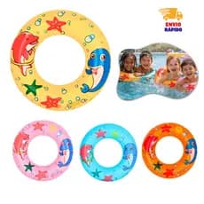 Bóias Infantil Infláveis Para Piscina Praia Verão Circular Infanfil  44cm
