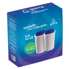 Kit 2 Filtros Bacteriológicos p/ Jarra de Água Alcalina+Minerais Gorre