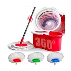 Balde Perfect Mop Urban 360º Com 2 Refil Micro Fibra