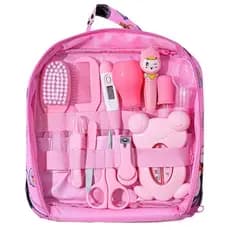 Kit Higiene Bebê Menina 14 Peças Rosa - Snel Home