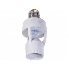 Soquete Para Lâmpada Bocal E27 com Sensor De Movimento