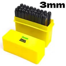 Abcdário De Marcação De Bater Snel 3mm