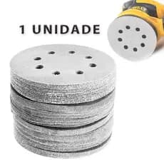 Disco de Lixa Velcro branco 150mm Grão 60 STARFER