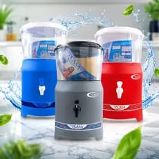 Bebedouro Filtro Para Água Com Base Cuba De Barro 6L Compacto