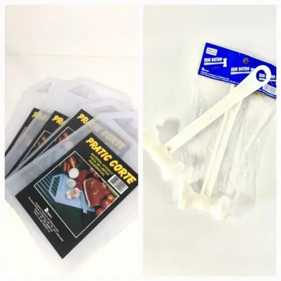 KIT com 1 tábua e 1 martelo de plástico Resistente