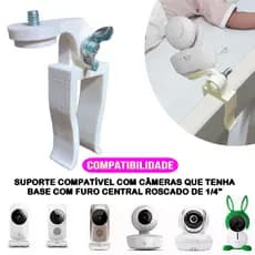 Suporte De Berço Para Babá Eletrônica Universal Com Rosca