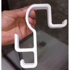 Porta Toalha Triplo Para Box Suporte Gancho Banheiro Roupa Bolsa Roupão