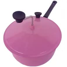 Panela de pipoca rosa pipoqueira em oferta pipoca doce