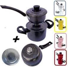 Cuscuzeiro individual + panelinha de brinde em promoção