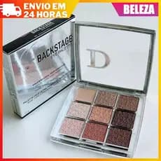 D Backstage Makeup Paleta De Sombras Supermodelo De Nove Cores Para Iniciantes Sombra 10g