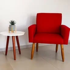 Poltrona decorativa Nina, para sala, recepção...