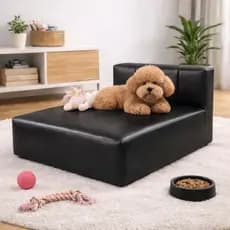 Cama Box para Cachorro porte grande luxo - confortável, resistente e estofada