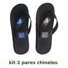 kits 2 pares chinelos sandalias l'ançamento