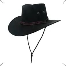 Chapeu Cowboy Rodeio Boiadeiro Unissex Barretos Festa Peao Cordinha Pescoço Estilo Country