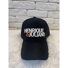 Boné Henrique e Juliano Bordado Sou Fá Entrega Rápida Mesmo Dia