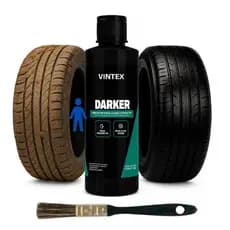 Vonixx Darker Preteador p/ Pneus Pretinho Borrachas - Plasticos Autos - Escapamento De Moto - Pincel